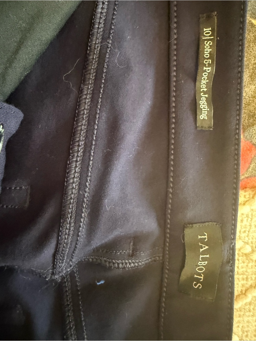 Talbots Navy Chinos - Picture 3 of 3